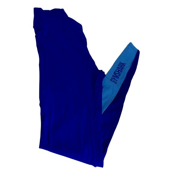 Gymshark Colorblock Duo Leggings Cobalt Size Small - Picture 2 of 7